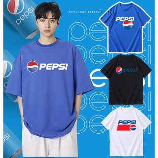 [พร้อมส่ง] เสื้อยืดPepsi Cola เป๊ปซี่ oversize Cotton T-Shirt คอกลมแขนสั้น เสื้อผ้าแฟชั่น ใส่ได้ทั้งชายและหญิง