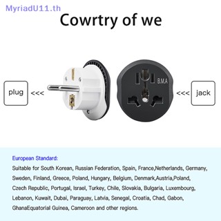 Myriadu อะแดปเตอร์ซ็อกเก็ตชาร์จโทรศัพท์มือถือ ปลั๊ก EU RU DE FR UK US AU แบบพกพา พร้อมวาล์วนิรภัย