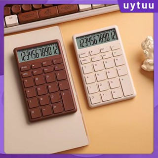 Uytuu 【can Cod】 เครื่องคิดเลขพกพา Simple Fashion Small Cute Office Student Calculator