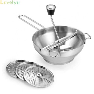 ⭐24H SHIPING ⭐Food Mill Cook Tool Food Grinder Fruit Tool Kitchen Tool Manual Perforated Discs