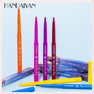 Handaiyan Fluorescent Eyeliner Halloween Colorful Uv Waterproof Eyeliner Glue Pen Smooth Face Paint Pen Easy To Color Long Lasting Eye Makeup JOYFEEL