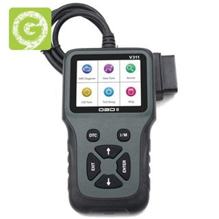 Obd2 เครื่องสแกนเนอร์วินิจฉัยเครื่องยนต์ หน้าจอ LCD ทนทาน สําหรับ Chevrolet Time Data Reader