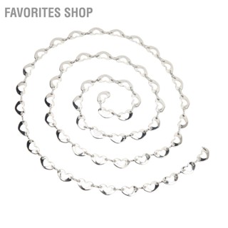 Favorites Shop 1 YARD Love เอวโซ่ประณีต Belly CHAIN ​​เสื้อผ้าสายรัดไหล่รองเท้ากระเป๋าตกแต่งสุภาพสตรีของขวัญ