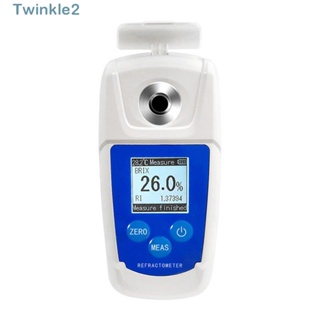 Twinkle เครื่องวัดความหวานดิจิทัล ความแม่นยําสูง ความแม่นยําสูง ±0.2% ขนาดเล็ก 0-55% สําหรับวัดความหวาน ผลไม้ น้ําผลไม้ เครื่องดื่ม