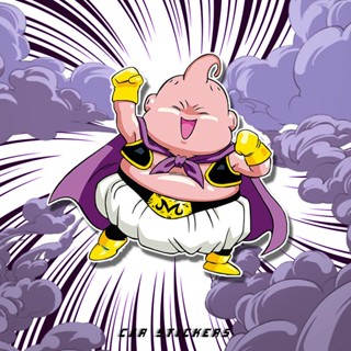 สติกเกอร์ ลายการ์ตูน Dragon Ball Demon Buu Fun ดัดแปลง สําหรับติดตกแต่งรถยนต์ไฟฟ้า