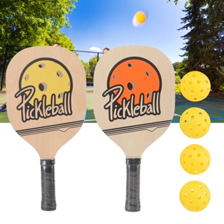 I Furniture store ไม้ Pickleball Paddles ผู้เริ่มต้น Rackets Balls Set อุปกรณ์กีฬา