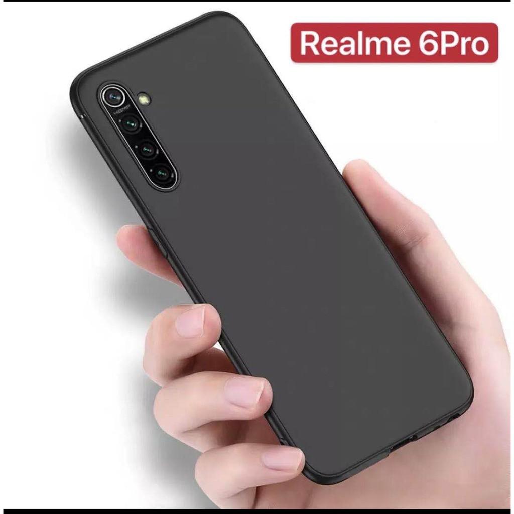 เคส Realme 6Pro สำหรับเรียลมี ซิลิโคนสีดำ กันกระแทก นิ่ม TPU Case