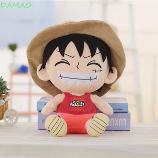 Damao ตุ๊กตายัดนุ่น ผ้าฝ้าย PP รูปการ์ตูนอนิเมะ Monkey D Luffy น่ารัก ของเล่นสําหรับเด็ก