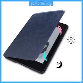 Pop เคสกระดาษ สีขาว พร้อมสายคล้องมือ สําหรับ Kindle Paperwhite Case 6 8 นิ้ว 11th Gen 2021