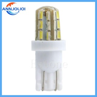 Ann ใหม่ หลอดไฟซีนอน LED 24-SMD T10 168 194 3014 สีขาว สําหรับติดป้ายทะเบียนรถยนต์