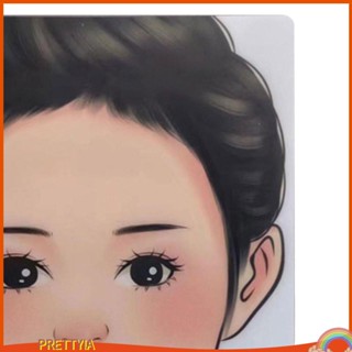 [PrettyiaTH] แผ่นบอร์ดวาดภาพบนใบหน้า ใช้ซ้ําได้ สําหรับฝึกแต่งหน้า