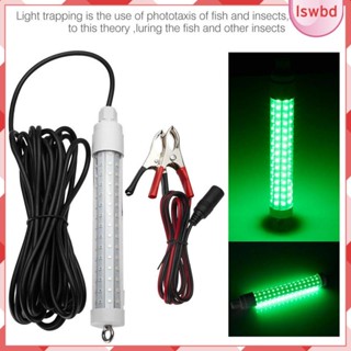 [lswbd] หลอดไฟใต้น้ํา LED 12V 120 ดวง 1000LM กันน้ํา สีเขียว สําหรับตกปลากลางคืน