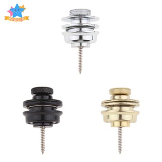 [Edstars] หัวเข็มขัดล็อคสายคล้องกีตาร์ กันลื่น สีทอง DIY