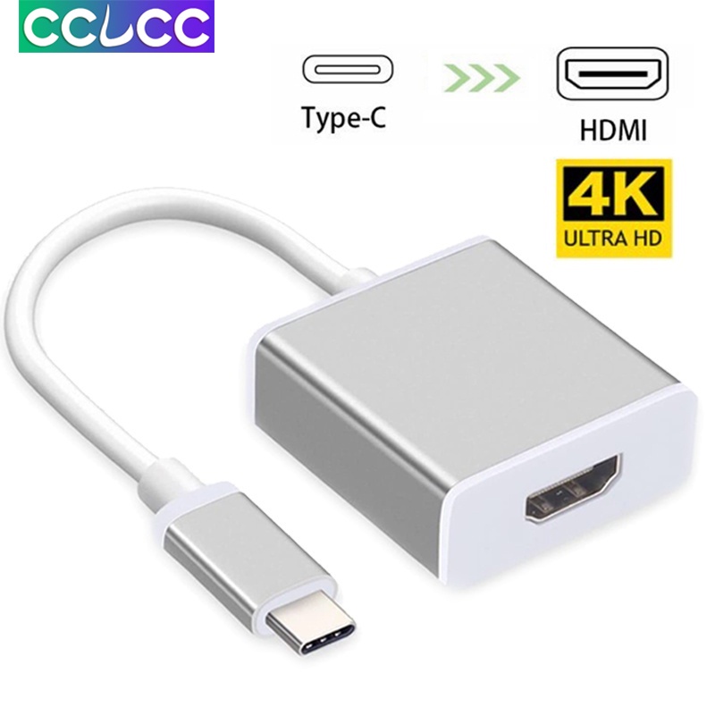 อะแดปเตอร์ USB C เป็น HDMI USB 3.2 Type C เป็น HM-DI สายเคเบิลอลูมิเนียม 4k HDTV สําหรับ Samsung S24