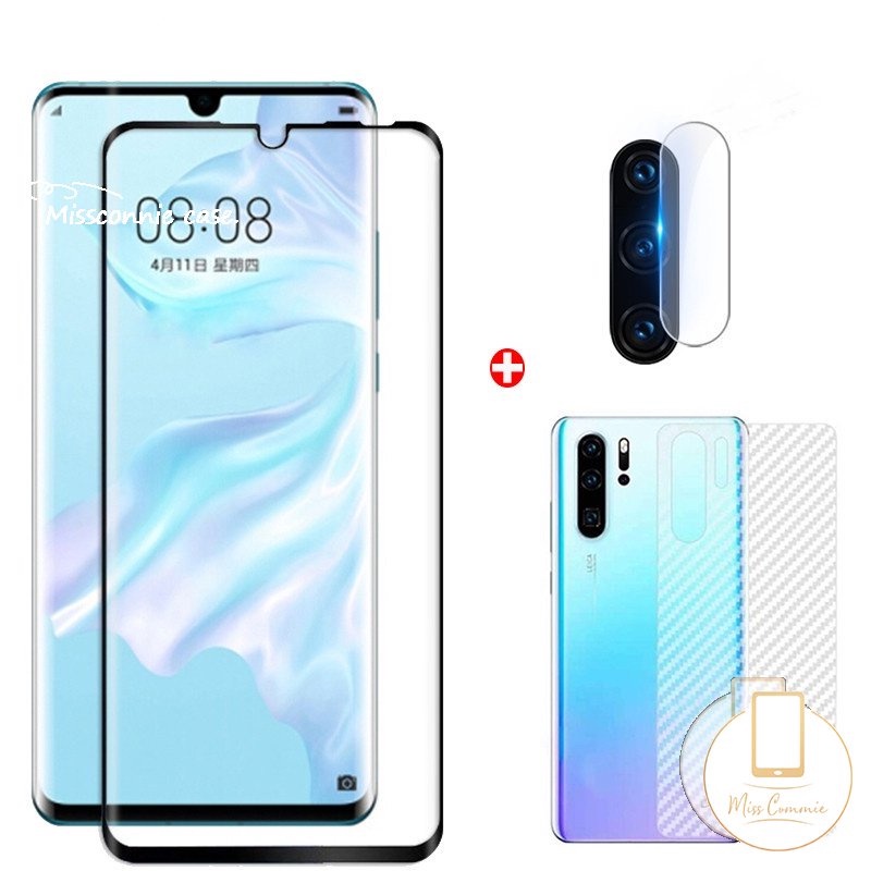 3-in-1 ฟิล์มกระจกนิรภัยกันรอยหน้าจอ และเลนส์กล้อง คาร์บอน สําหรับ Oppo A17 A17K A57 A15 A74 A54 A1K A58 A78 A77s A16 A95 A96 A12 Reno 8 8T 7Z 5 7 6