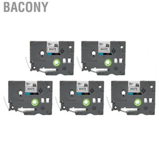 Bacony Printer Label Maker Tape  Label Maker Tape UV Resistant  for PTD220