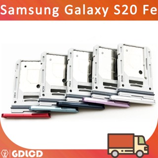 Samsung Galaxy S20 Fe S21 ซิมคู่ ซิมคู่ โลหะ พลาสติก นาโน ซิมการ์ด ถาด Micro SD ช่องใส่