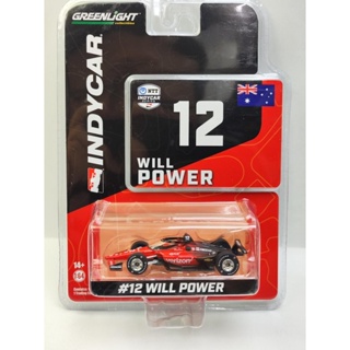 Greenlight 1:64 2022 F1 NTT IndyCar Series #โมเดลรถยนต์ 12 Will Power Diecast โลหะผสม ของเล่นสําหรับเด็ก