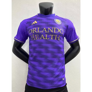 เสื้อกีฬาแขนสั้น ลายทีมชาติฟุตบอล Orlando City Jersey 2023-24 ชุดเหย้า สําหรับผู้ชาย และผู้ใหญ่