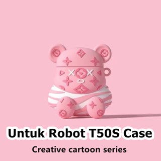 【ของแท้】เคสหูฟัง แบบนิ่ม ลายการ์ตูนหุ่นยนต์ Robot T50S NO.1 สําหรับ Robot T50S