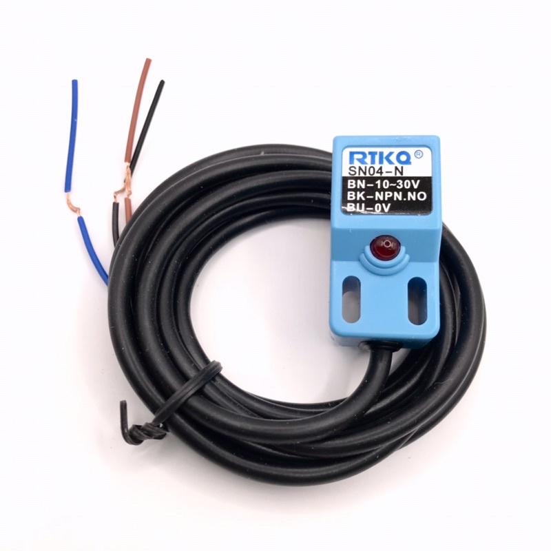 SN-04N SN-94N2 ROKQ RIKQ จับโลหะ Proximity Switch ชนิด NPN NOไฟ 10-30VDC ระยะจับ 4mm 3สาย มีของพร้อม