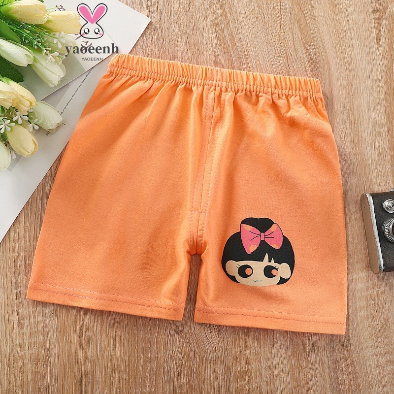 【YAOEENH】พร้อมส่ง กางเกงขาสั้นลําลอง ผ้าฝ้ายแท้ ลายการ์ตูน One-Piece สไตล์เกาหลี สําหรับเด็กผู้ชาย และเด็กผู้หญิง 73-130 ซม.