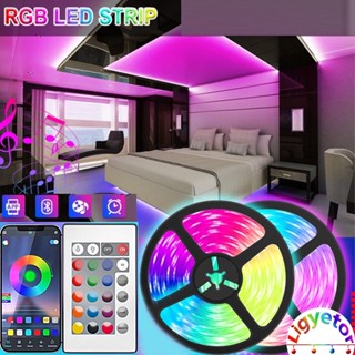 Ligyetor สายไฟนีออน Led RGB 16 สี เปลี่ยนสีได้ 10 5 3 เมตร ควบคุมผ่านแอพ บลูทูธ ควบคุมผ่านแอพ TV 16 สี