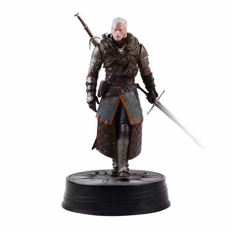 Good The Witcher 3 Geralt Action Figure ตุ ๊ กตาของเล ่ นสําหรับเด ็ กตกแต ่ งบ ้ านของขวัญเกมตุ ๊ กตาคอลเลกชันเครื ่ องประดับ