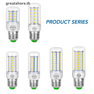 Greatshore หลอดไฟ E27 E14 24 36 48 56 69 72LEDS 5730 SMD LED