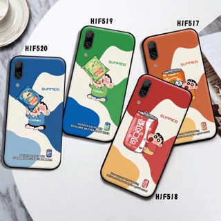 เคสโทรศัพท์มือถือแบบนิ่ม ลายการ์ตูนชินจัง เรียบง่าย สําหรับ OPPO F9 F9Pro A7X F11 A9 F11Pro R9 F1 Plus R9S R15 R17Pro A1K