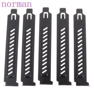 NORMAN Black Ventilation Covers Ventilation Dust Cover PCI Slot Covers 5Pcs/lot Blanking Plate Computer Case Block Cooling Fan Frame Chassis Bits Dust Filter/Multicolor