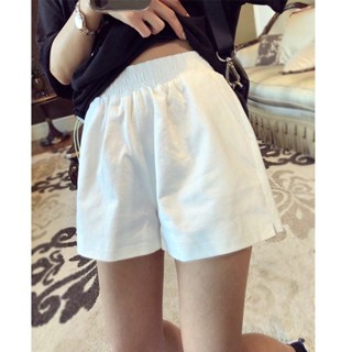 2186# Pure cotton shorts womens high waist 2023 shorts small A word loose wide leg pants casual pants women