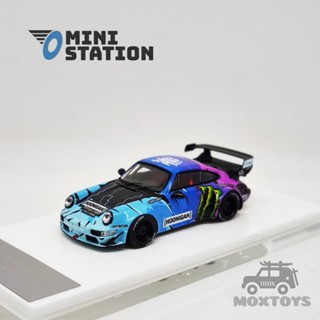 โมเดลรถยนต์ Mini Station x SnakeEyes Friex 1:64 RWB 993 Hoonigan 43 Ken Block limited 499 Diecast