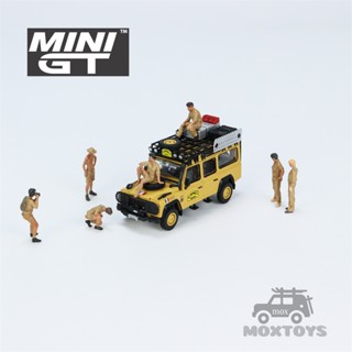 ฟิกเกอร์โลหะ รูปอูฐ แลนด์โรเวอร์ Defender 110 RHD Diecast 1:64 MINI GT