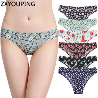 Zxyouping กางเกงชั้นใน บิกินี่ ไร้รอยต่อ พลัสไซซ์ สําหรับผู้หญิง S-XL 12 สี