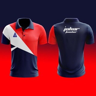 [สินค้าใหม่] Johor TEACHER BAJU SUKAN JOHOR เสื้อโปโล ไซซ์ 100 ซม.-160 ซม. XS-3XL