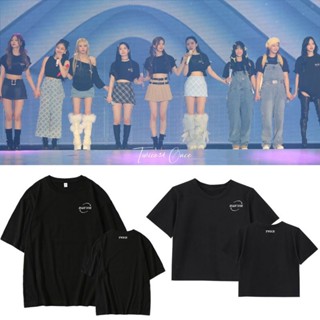 เสื้อยืดแขนสั้นลําลอง คอกลม ผ้าฝ้าย พิมพ์ลาย KPOP Twice READY TO BE สําหรับผู้ชาย และผู้หญิง