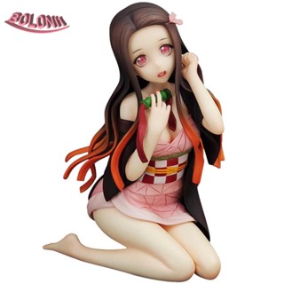 โมเดลฟิกเกอร์ PVC รูปปั้น Demon Slayer Kamado Nezuko สําหรับตกแต่งโต๊ะ