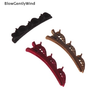 Blowgentlywind กิ๊บติดผมหน้าม้า แบบถัก น่ารัก สําหรับผู้หญิง BGW