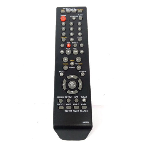 เครื่องเล่น 00061J DVD-V9700 ผสม Samsung เหมาะสําหรับ DVD Video Recorder DVD-V8650 รีโมทคอนโทรล