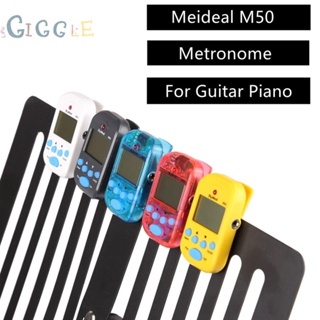 ⭐2023 ⭐M50 Mini Professional LCD Clip-on Digital Tuner Metronome for Guitar Piano  readystock hot sale 2021 new