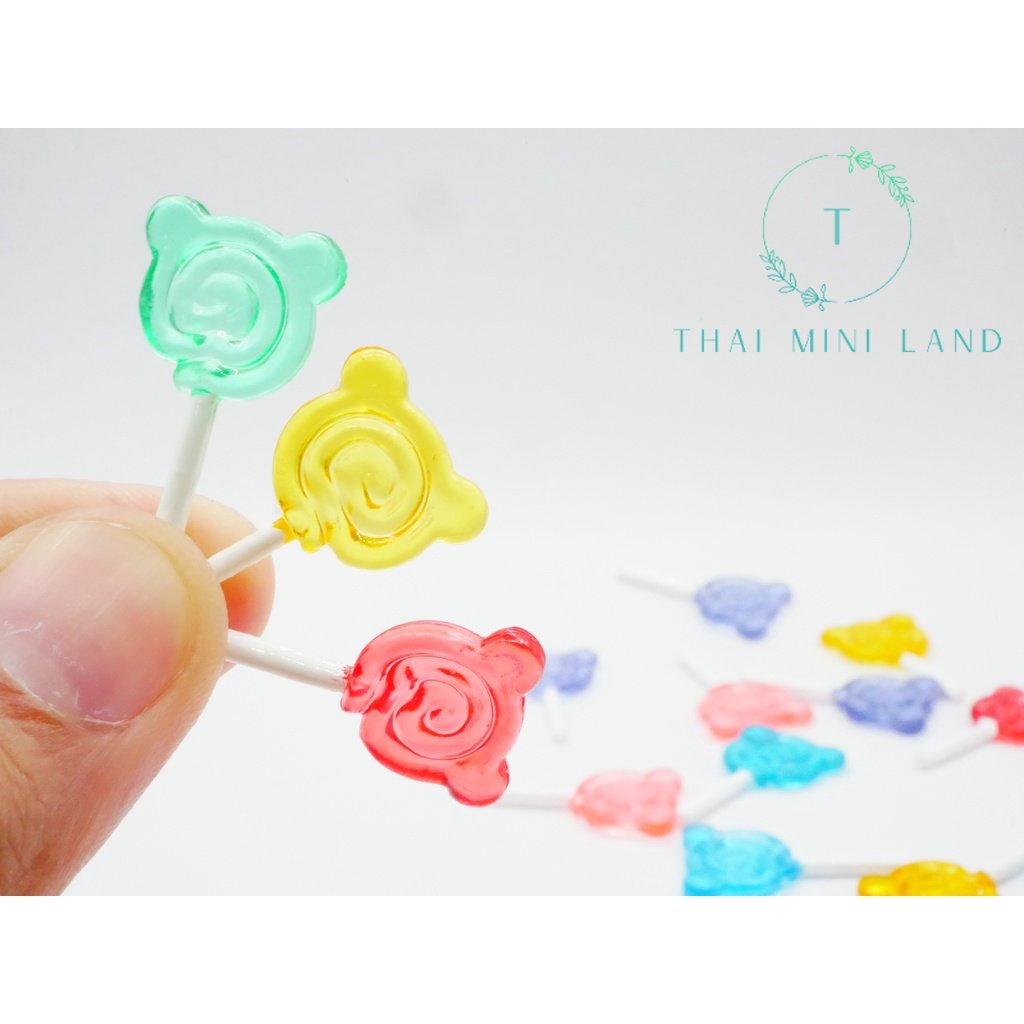 อมยิ้มจิ๋ว (ราคา/ชิ้น) งานเรซิ่น ขนมจิ๋ว อมยิ้ม ขนม  ของจิ๋ว ของตกแต่ง ราคา ถูกที่สุด ดีลบีเคเค
