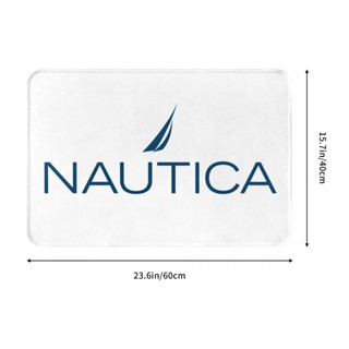 ใหม่ Nautica (1) พรมปูพื้นห้องน้ํา ผ้าสักหลาด กันลื่น ดูดซับน้ําได้ดี แห้งเร็ว 16x24 นิ้ว พร้อมส่ง