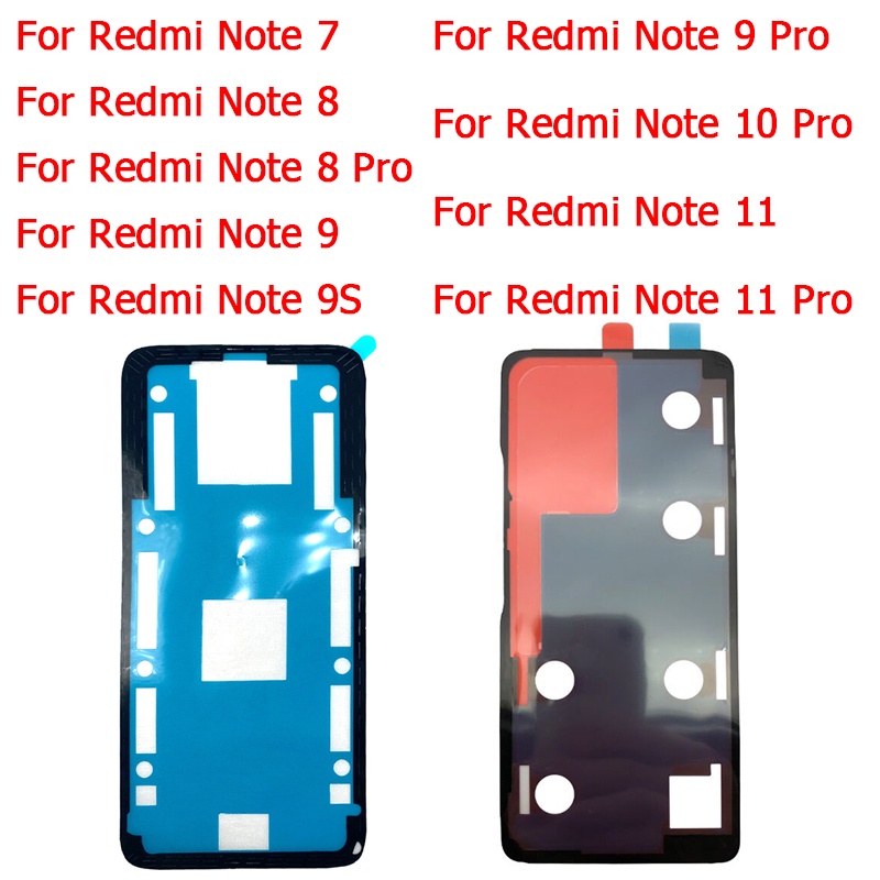 แท้ อะไหล่เทปกาวสติกเกอร์ ด้านหลัง สําหรับ Xiaomi Redmi Note 7 8 9 9s 10 11 11s Pro 4G 5G