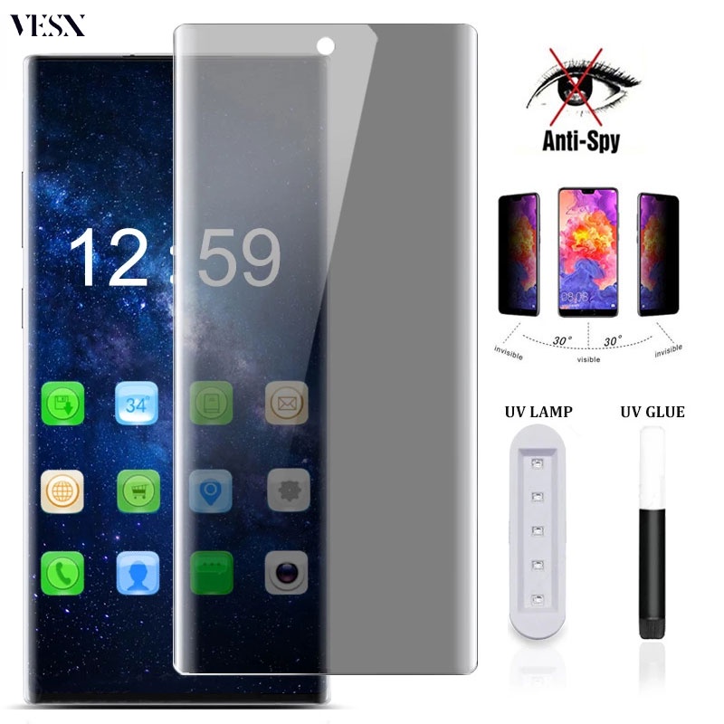 ฟิล์มกระจกด้าน ฟิล์มกันแอบมองกระจก UV สำหรับ Huawei P60 P50 P40 P30 Mate 50 40 30 20 Nova 11 Ultra 10 9 8 7 Pro Plus Pro+ 4G 5G 2023