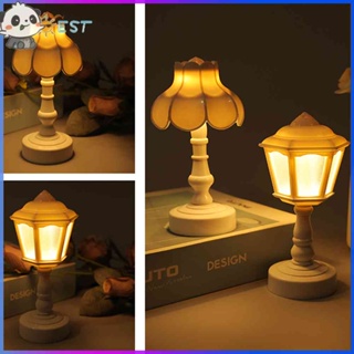 ❉ดีที่สุด❉ โคมไฟตั้งโต๊ะ LED ไร้สาย แบบพกพา สไตล์เรโทร สําหรับตกแต่งบ้าน