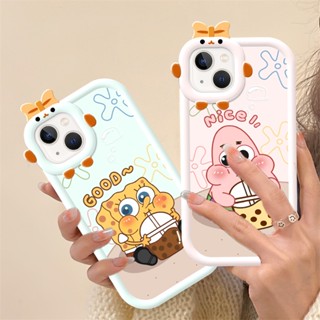 เคสโทรศัพท์มือถือ แบบใส ลาย Spongebob Pie Star Monster น่ารัก สําหรับ Huawei Mate 40 30 50 P30 P40 P50 Nova 5 6 7 8 SE Pro