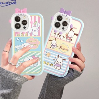 เคสโทรศัพท์มือถือ ลาย Cinnamoroll และ Pochacco สําหรับ Redmi Note 12 4G 11 Pro 5G Note 11S Redmi 10C 10A 10 9C 9A 9T Note 10 5G 10s Note 9 9s 8 Pro Poco M5S X3 NFC M3 Pro KAIJIE