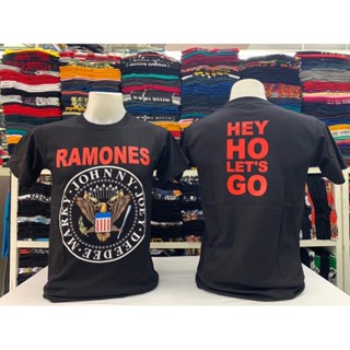 【HOT SALE】เสื้อวงดนตรี Ramones เสื้อวินเทจ เท่ๆป้าใส่สบาย Cotton100