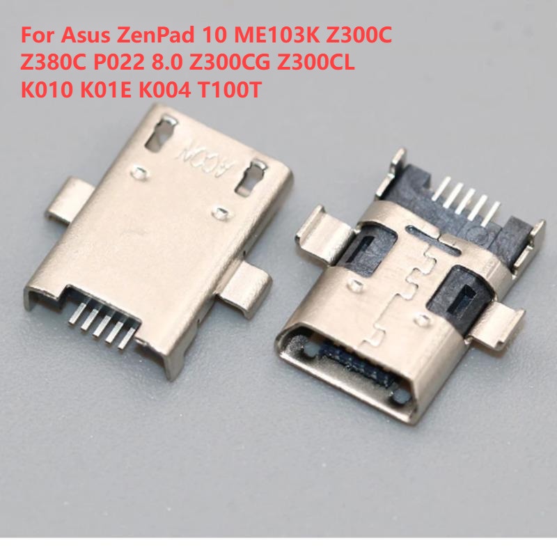 พอร์ตซ็อกเก็ตชาร์จ USB สําหรับ Asus ZenPad 10 ME103K Z300C Z380C P022 8.0 Z300CG Z300CL K010 K01E K004 T100T 2-20 ชิ้น